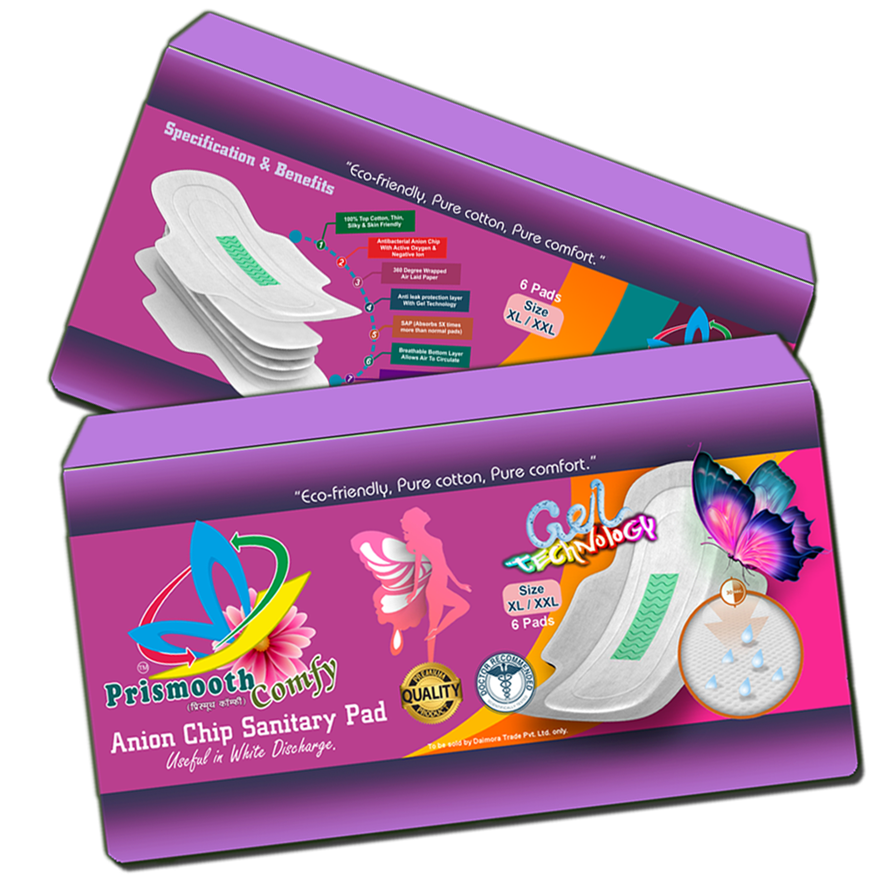 Prismooth Comfy Sanitary Napkin